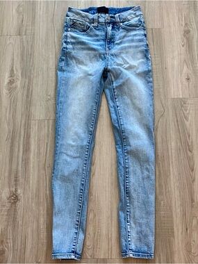 Buckle Black Skinny Ankle Jeans